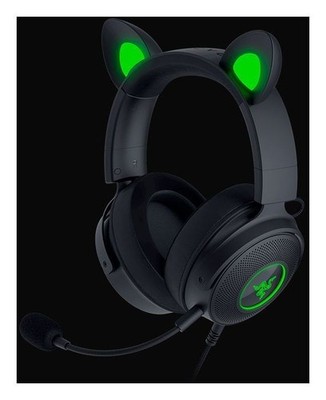 Razer Kraken Kitty V2 Pro Over Ear Kopfhörer Kabelgebunden USB Typ-A  Schwarz