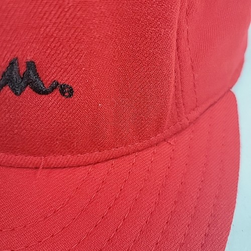 Cappello berretto lana LL Bean vintage nuova era rosso taglia 7 1/4 aderente - Foto 3 di 17