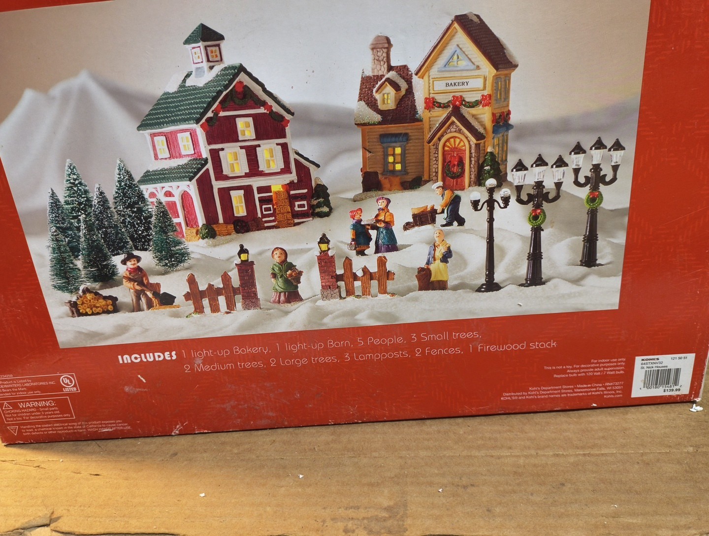 Barn and Bakery 20-piece village set 2016 St. Nicholas square Complete