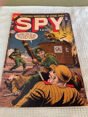 Spy Cases #12 comic 1952 Atlas Pre Code War Rare