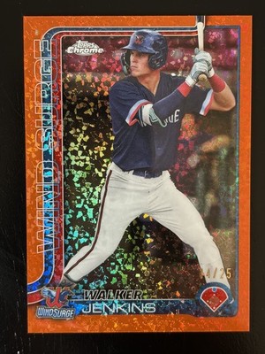 2025 Topps Pro - Chrome Walker Jenkins #PDC-54 Orange Mini-Diamond /25 (RC)