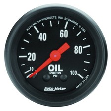 Auto Meter 2604 Z-series Mechanical Oil Pressure Gauge 2-116 52.4mm