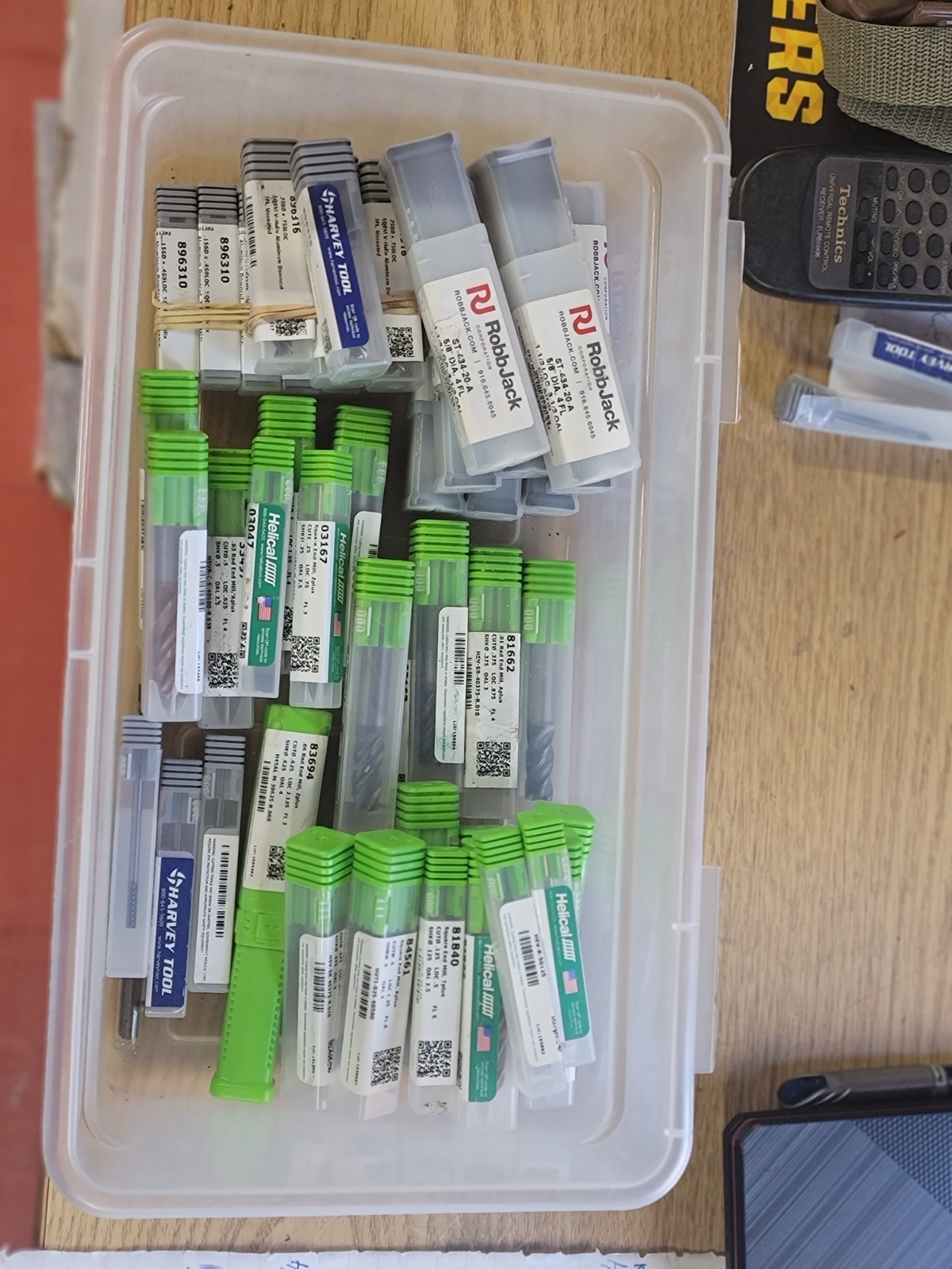 CARBIDE ENDMILL LOT,HELICAL TOOL,HARVEY TOOL & ROBB JACK