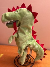 Ikea Laskig Green DRAGON Full Body Hand Puppet Plush 10  Stuffed Animal