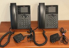 2x Polycom VVX 250 4-Line Gigabit IP VoIP Desk Phone Office Business HD Voice