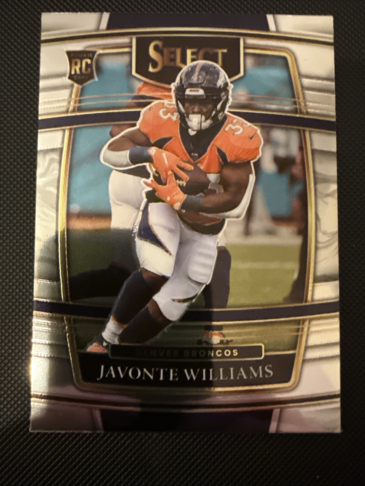 Javonte Williams #57 Select Concourse NFL Football 2021 Denver Broncos RC