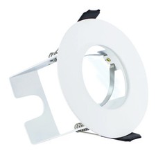 Downlight White Evofire IP65 Fire Rated With Insulation Guard Round Matt