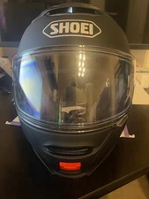 Helmet SHOEI Neotec 2 Black SML with Shoei mesh 2 bluetooth installed.