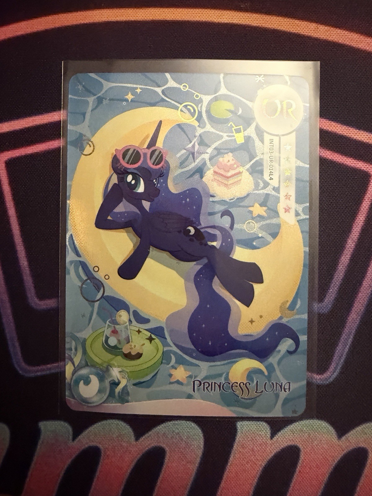 Princess Luna MLPME02-UR-014 Kayou My Little Pony Card English UR