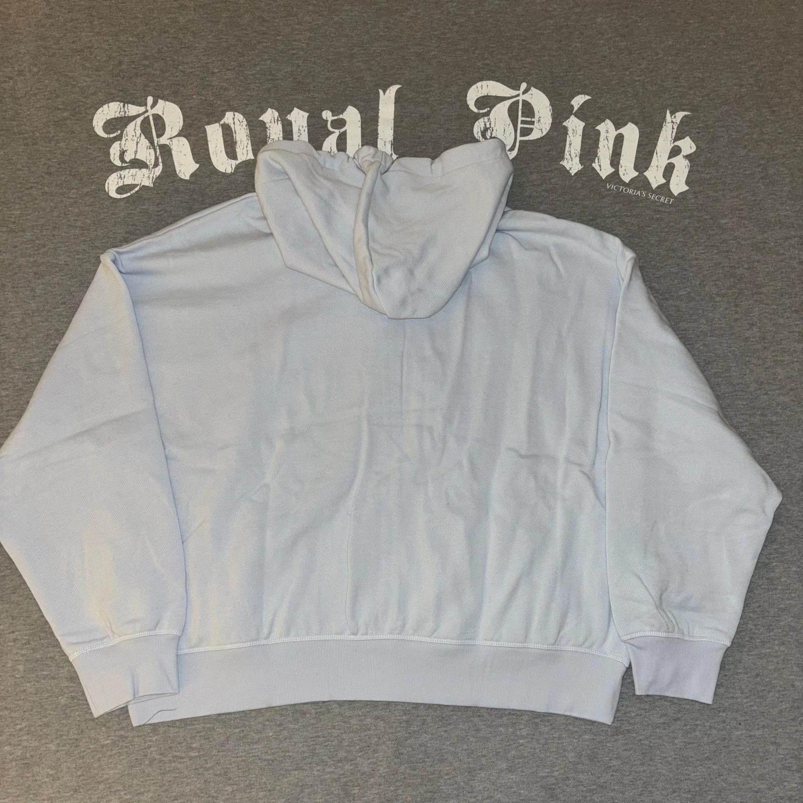 UNDERCOVER Felpa con cappuccio e zip intera Victoria’s Secret ROSA NUOVA edera pile ortensia blu ghiaccio XL