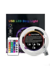 Lights, 5V RGB Color Changing Light Strips with Remote Control, USB Powered F...