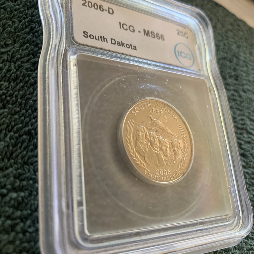 2006 D South Dakota State Quarter ICG MS66- Uncirculated Coin - Image 3 of 4