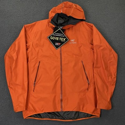 Arc'teryx Zeta FL Jacket Mens Large Trail Blaze Orange Gore-Tex Waterproof Shell