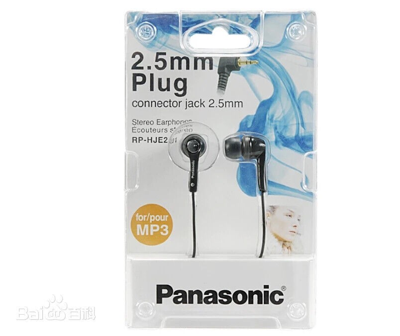 Panasonic RP-HJE201E-K Cuffie solo auricolari - Nero