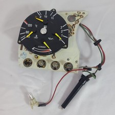 Genuine Mercedes Fuel Temperature Oil Pressure Mpg Gauge W116 R107 Sl