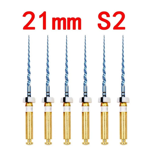 Dentale Endo Rotante File Calore Attivato Conico Oro NITI Uso Motore 21/25mm - Foto 14 di 29