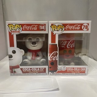 CocaCola Funko Pop Bundle #58 Pola Bear & #78 Can