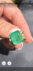 Emerald & Diamond 14kt Yellow Gold Ring — photo 7