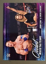 2021 Topps WWE - Coolest Mixed Tag Teams John Cena, Trish Stratus #MT-3
