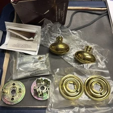 Baldwin Images 5425-031-PRIV Un-Lacquered Brass  Privacy Egg Lockset 2 3/8 BS