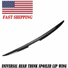 Car Rear Spoiler Wing Trunk Lip For Tesla Model 3 Carbon Fiber Look 2017-2023