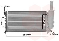 Van Wezel 17002999 KüHler, MotorküHlung Passend FüR Fiat