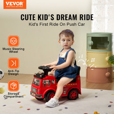 VEVOR Ride On Push Car for Toddlers, Ages 1-3, Ride Racer, Sit to Stand Toddler