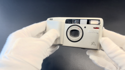 RICOH R1s シルバー 1-Yr Warranty] Ricoh R1s Silver 35mm Vintage Compact Film Camera
