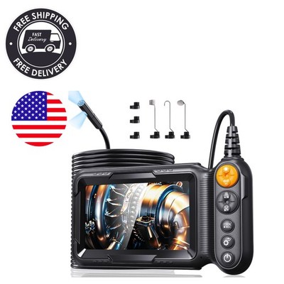 Compact 1080p Dual Lens Endoscope with Semi-Rigid Cable for Diverse Inspections
