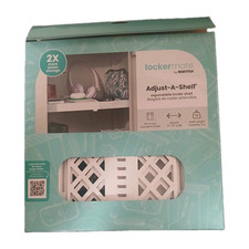 Lockermate By Bostitch Adjust-a-shelf Adjustable Expandable Locker Shelf White Lockermate By Bostitch Adjust-a-shelf Adjustable Expandable Locker Shelf White