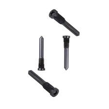 Set of 4 Bottom Screws For iPhone 11 12 13 14 15 16 17 in Black