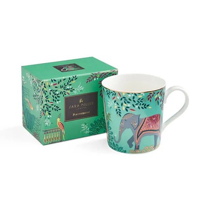 Sara Miller India Collection Tasse Elephant's Oasis Light Jade