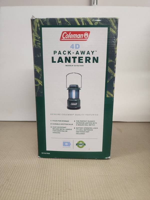 Coleman Series 5315 Pack-Away Lantern Collapsible Battery Powered