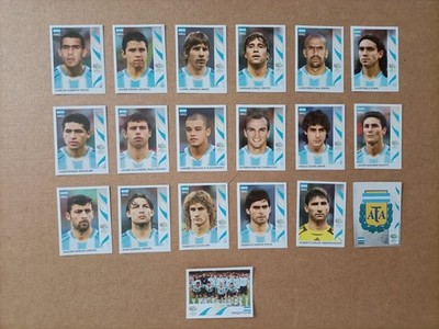 Argentina 2006 Panini Set 19 Stickers Messi Riquelme Crespo , Zanetti, World Cup