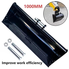 TYPHON 1000mm Plain Bucket Attachment For 0.8tons-2tons Mini Excavator w/Pins*2