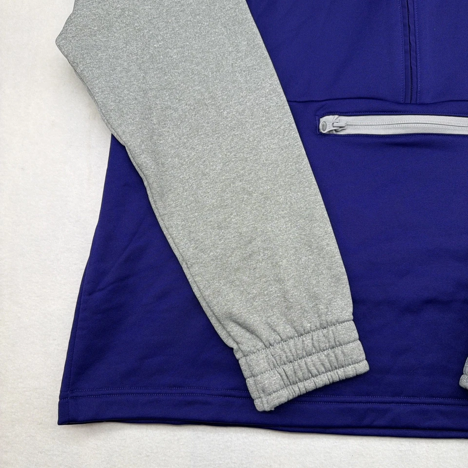 Men’s University of Washington UW Huskies Adidas Full Zip Jacket Front Pocket XL - Image 2 of 4