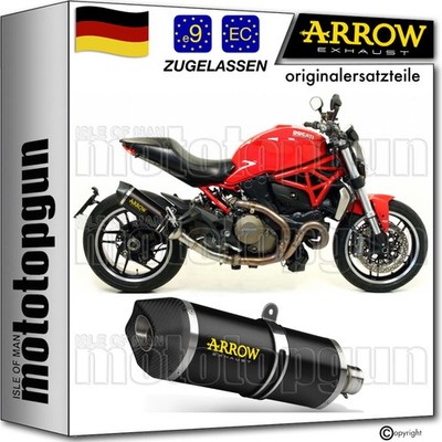 ARROW AUSPUFF ZUGELASSEN KAT RACE-TECH SCHWARZ C DUCATI MONSTER 1200 2014 14