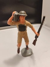 MARX WORLD WAR 2 BRITISH SOLDIER CHARLES BROWN - HAND PAINTED