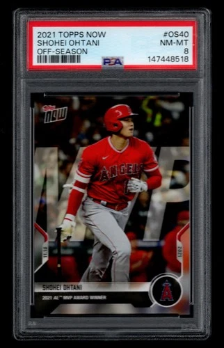 2021 Topps Now Off-Season MVP Shohei Ohtani PSA 8 #OS-40 518