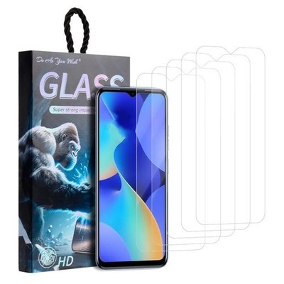 Pack of 5 HD tempered glass screen protectors for Tecno Pop 10C 4G
