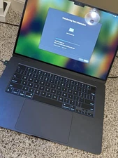 Apple MacBook Air 15" (256GB SSD, M2, 8GB) Laptop - Midnight - MQKW3LL/A (June,