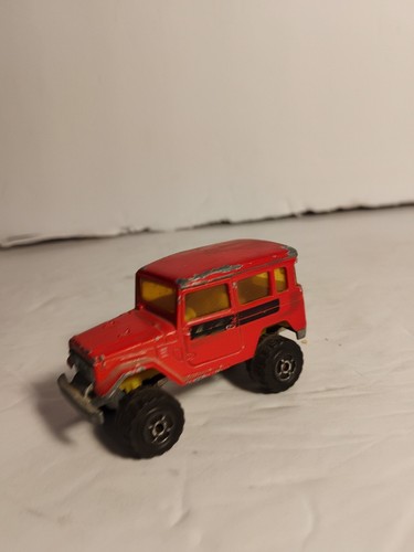 Majorette Brand |  Red Toyota 4x4 #277  Rally Made In France  - Picture 8 of 23