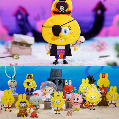 Pop Mart SpongeBob SquarePants Series Figures Confirmed Blind Box Toy Doll Gift