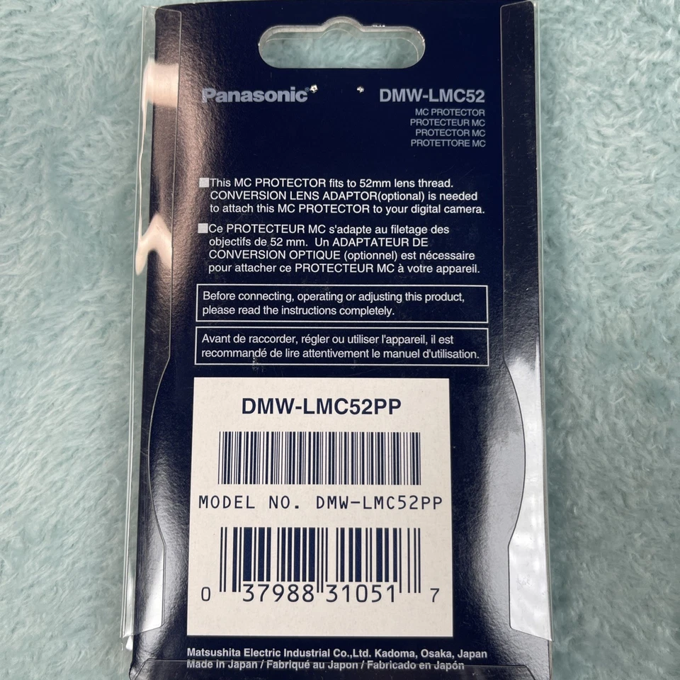 Panasonic Lumix DMW-LMC52 MC Protector Filter 52mm Lens Thread NEW - Image 3 of 4