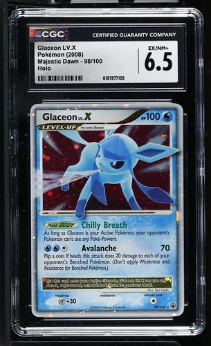 Glaceon LV.X graded CGC 6.5 for sale on eBay