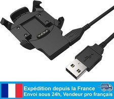 Chargeur Compatible avec Garmin Fenix 3, Fenix 3 Sapphire, Fenix 3 HR, Quatix 3,