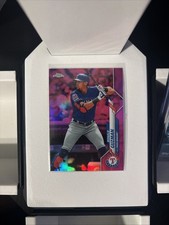 2020 Topps Chrome PINK REFRACTOR SP RONALD GUZMAN!▪️Texas Rangers