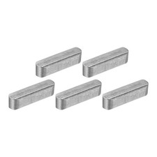 5Pcs Round Ended Feather Key, 5x5x30mm Carbon Steel Parallel Drive Shaft Keys