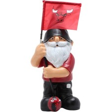 Chicago Bulls Springy Flag Gnome NEW FOCO  GREAT NBA GIFT