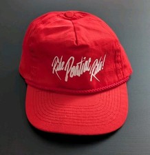 VINTAGE " Ride Pontiac Ride" HAT Strapback Cap Red Car -